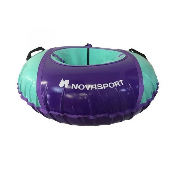 Тюбинг NovaSport CH040.110 тент без камеры Ф/МФ фиолетовый/мятный фиолетовый